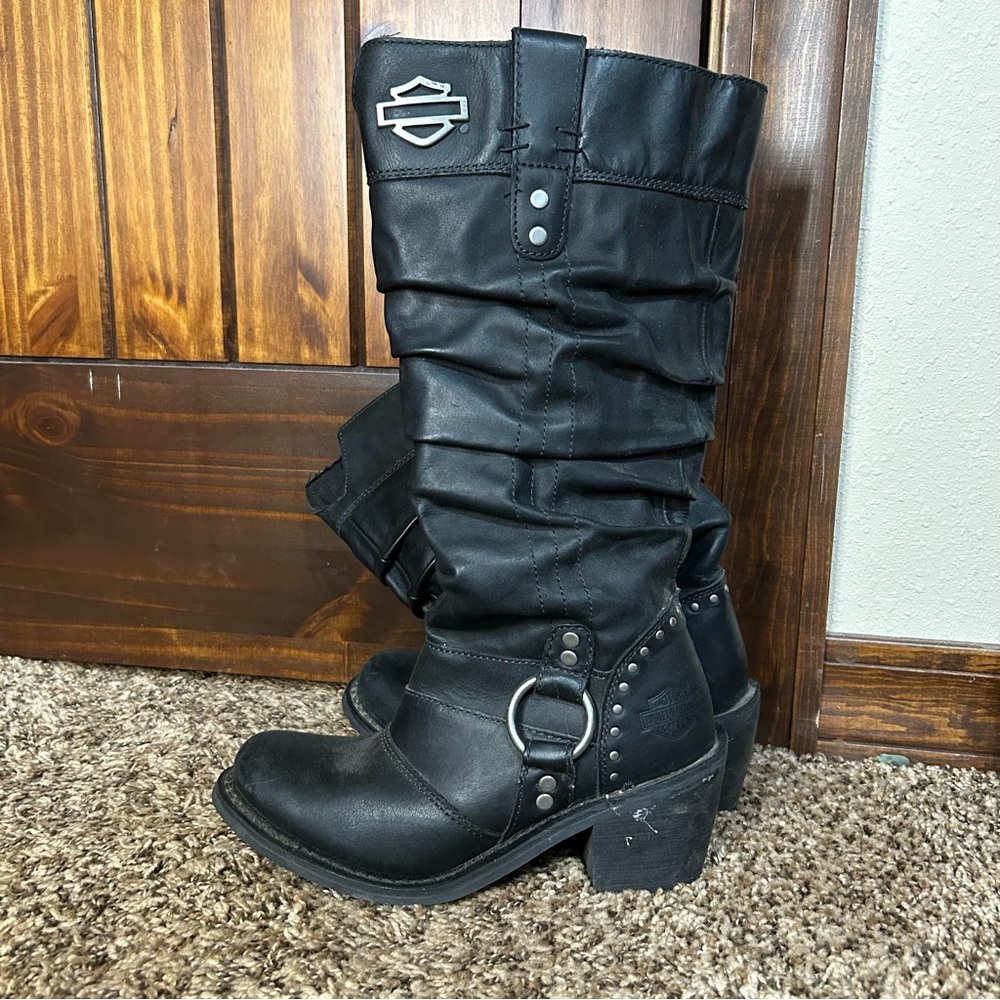 Harley-Davidson Women's Black Jana Moto Boots